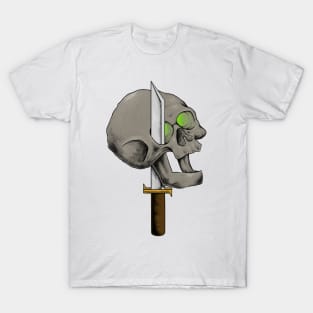 Toothless skull and knife T-Shirt